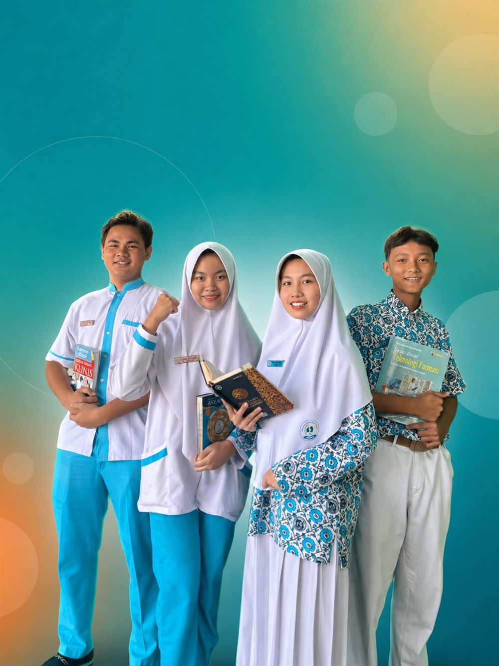 Siswa dan siswi SMK Bina Husada Mandiri Bekasi