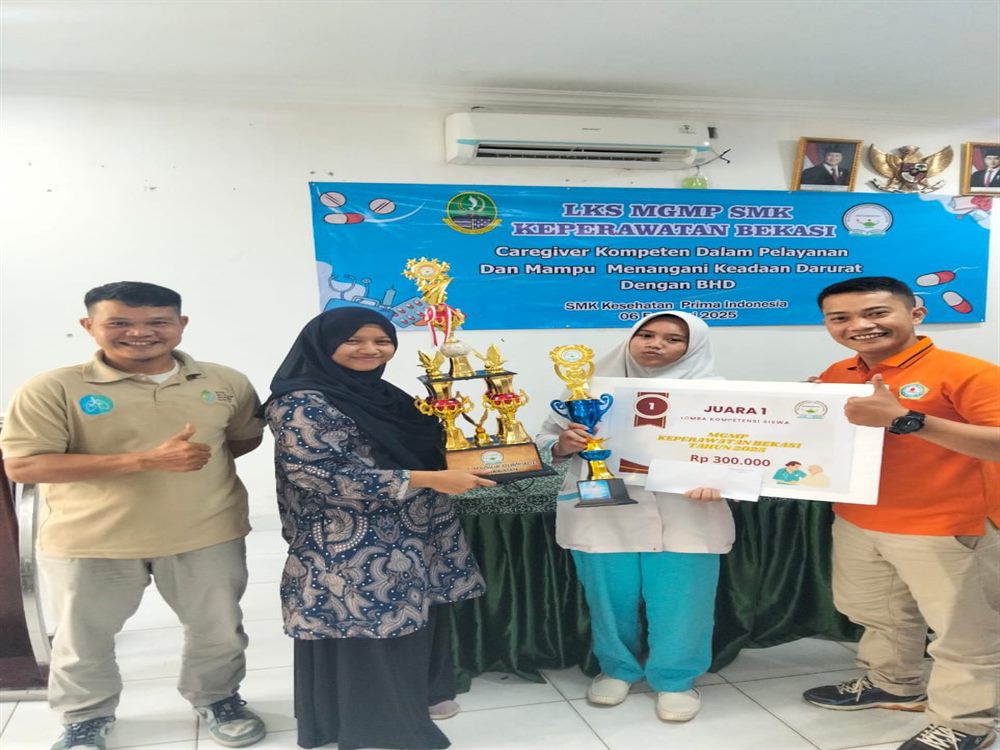 Siswa berprestasi SMK Bina Husada Mandiri Bekasi